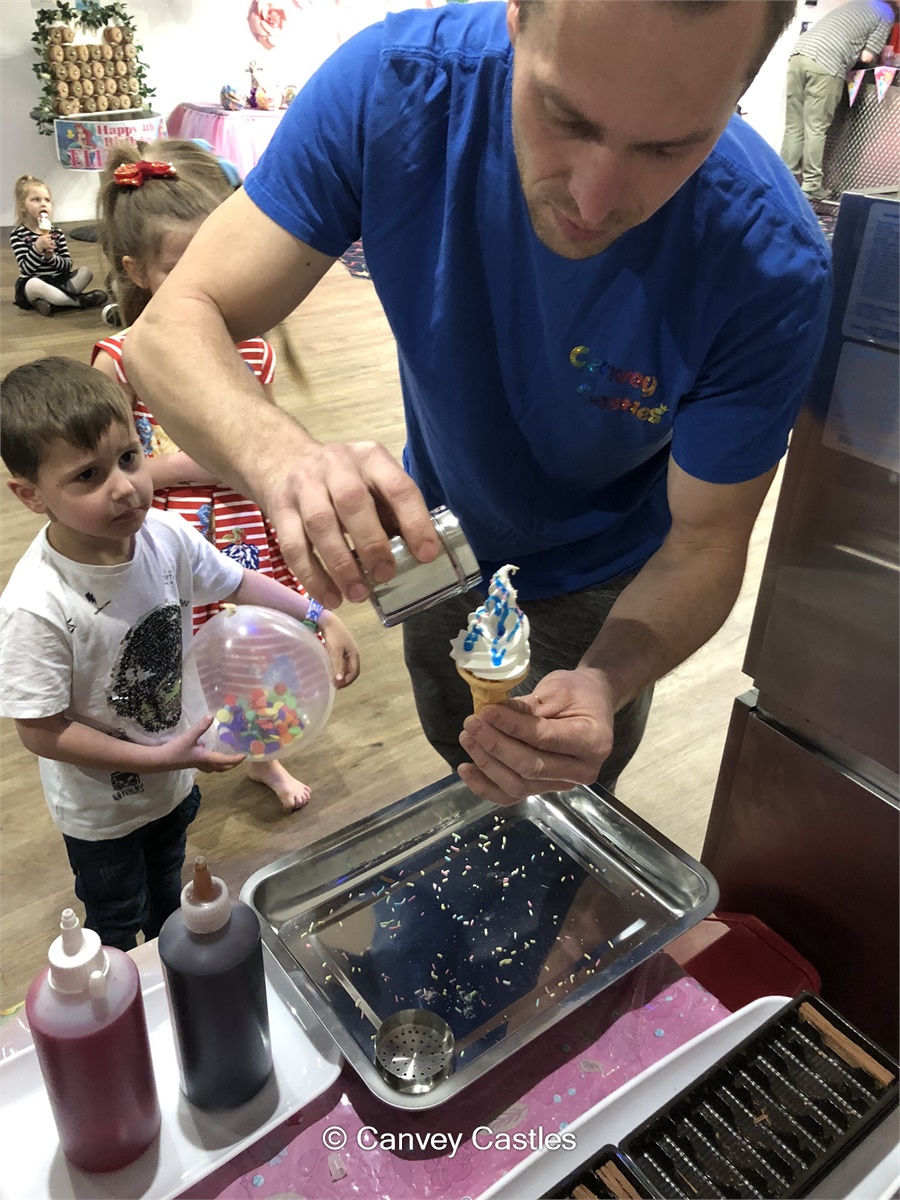 Ice Cream Machine Self Service Bouncy Castle Hire in Essex