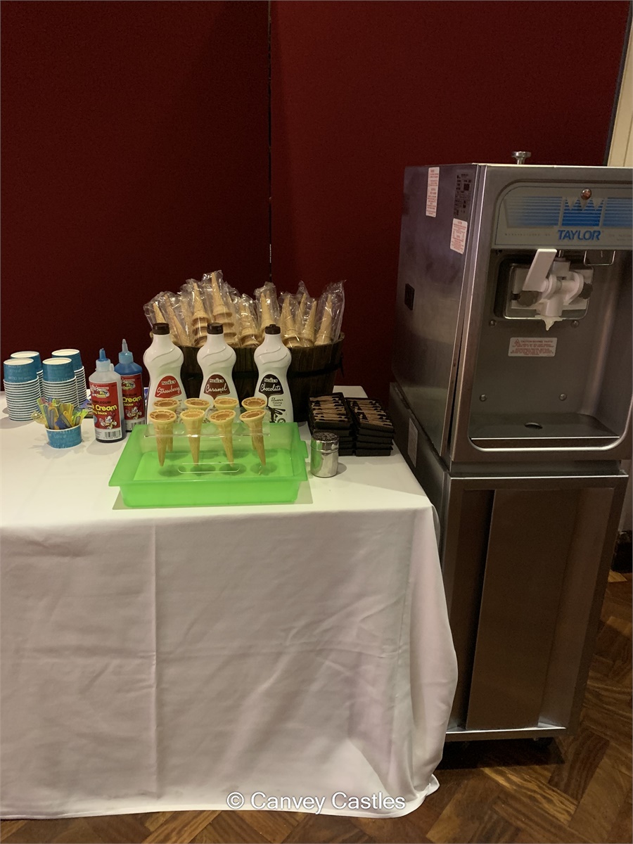 Ice Cream Machine Self Service Bouncy Castle Hire in Essex