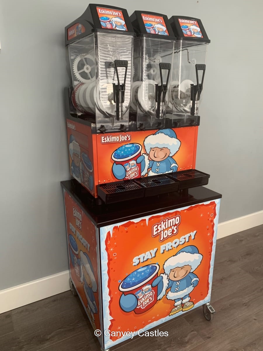 Varierty Flavour Slush Machine Hire Essex Canvey Castles